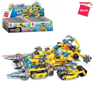 Конструктор Qman The Legend of Chariot комплект 8в1 Строителни машини Q1408