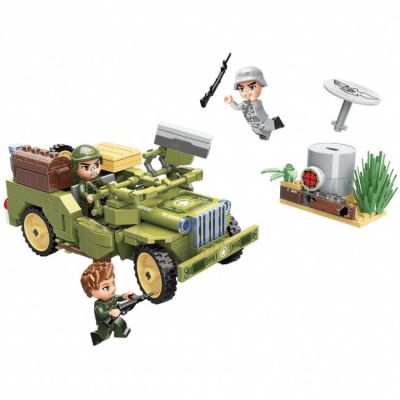 Конструктор Нападение с военни джипове Qman Combat Zones 21011