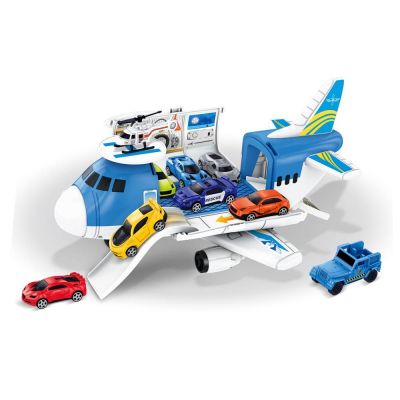 Самолет гараж с 4 коли и хеликоптер Jumbo Jet 