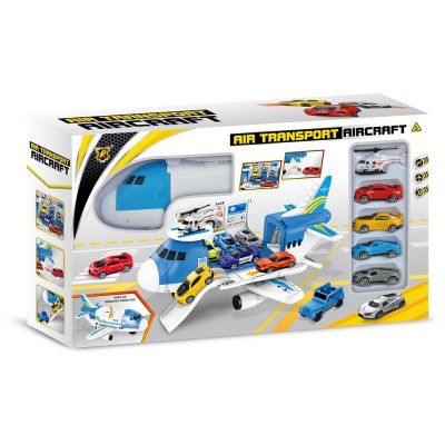 Самолет гараж с 4 коли и хеликоптер Jumbo Jet P906-A