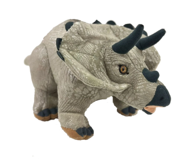 Плюшен Динозавър Трицератопс - 33 см
