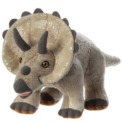 Плюшен Динозавър Трицератопс - 33 см