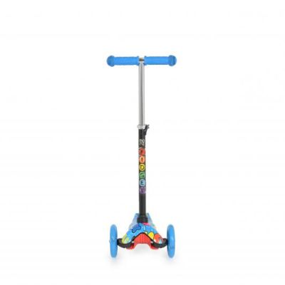 Тротинетка със светещи колела Fidget - син