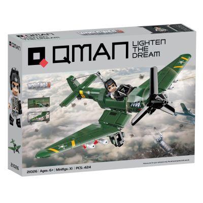 Конструктор Германски самолет Junkers-87 Stuka Qman Q21026