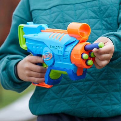Нърф NERF ELITE JUNIOR БЛАСТЕР EXPLORER + 8 СТРЕЛИ F6367