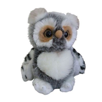 Плюшена СОВА СИВА SILKY 86423