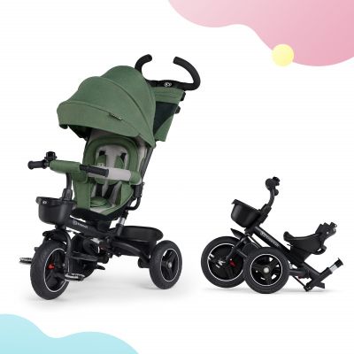 Триколка със сенник KinderKraft SPINSTEP, зелена