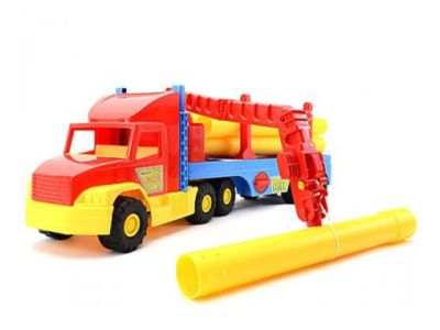 Камион с ремърке за дървени трупи WADER 36540