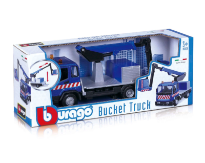 Метален Общински камион с платформа за хора Bburago 1/43 