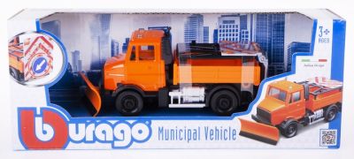 Метален камион снегорин Bburago 1/43 