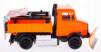 Метален камион снегорин Bburago 1/43 
