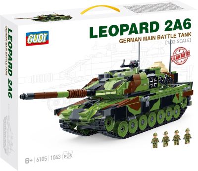 Конструктор Military Танк German Leopard 2A6 Main Battle Tank Gudi 6105 