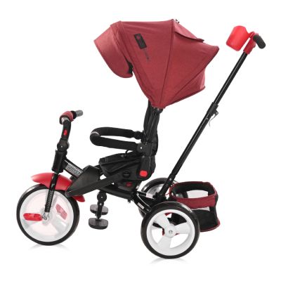 Триколка със сенник LORELLI JAGUAR Red&Black LUXE