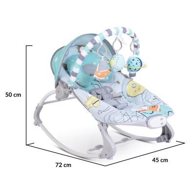 Бебешки шезлонг SPACE TOUR СИВ