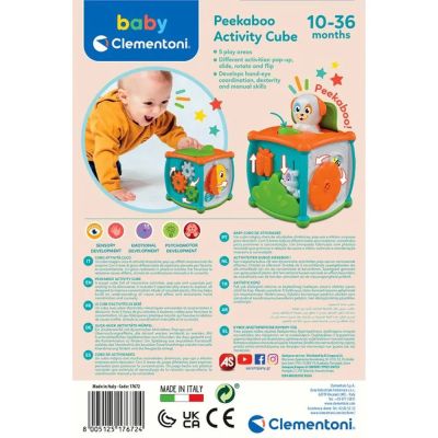 BABY Активен куб Peekaboo CLEMENTONI 17672