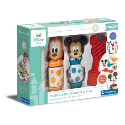 Фигури Mickey и Pluto за сглобяване CLEMENTONI DISNEY BABY 17814