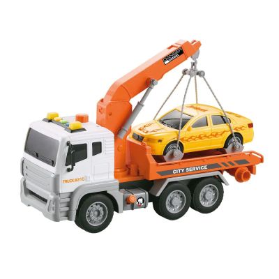 Камион Пътна помощ с кола Wrecker City Service 831C