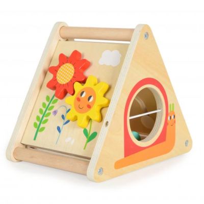 Дървен триъгълен сортер Tooky Toy TH912