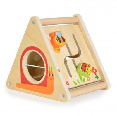 Дървен триъгълен сортер Tooky Toy TH912