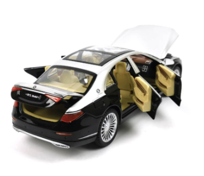 Метален автомобил Maybach сив 1/22