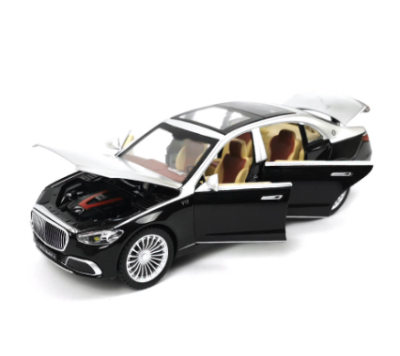 Метален автомобил Maybach сив 1/22