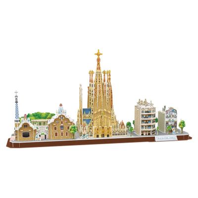 3D Пъзел BARCELONA CITY LINE CubicFun MC256h