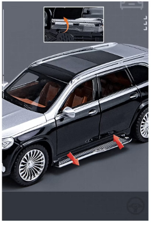 Метален автомобил Mercedes Maybach GLS 600 1/24 сив