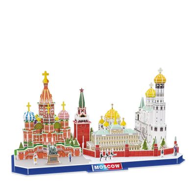 3D Пъзел CITY LINE MOSCOW CubicFun MC266h