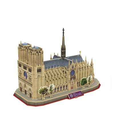 3D Пъзел PARIS NOTRE DAME DE PARIS NATIONAL GEOGRAPHIC CubicFun DS0986h