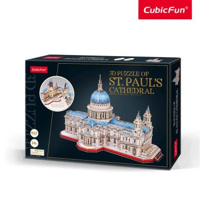 Пъзел 3D St.Paul's Cathedral 643ч. Разгъващ се CubicFun MC270h