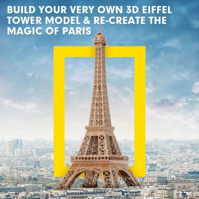Пъзел 3D National Geographic Eiffel Tower (Paris) 80ч. CubicFun DS0998h