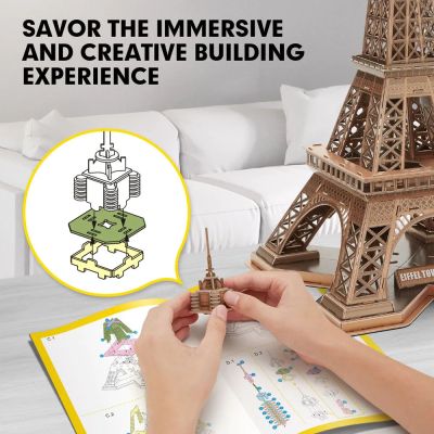 Пъзел 3D National Geographic Eiffel Tower (Paris) 80ч. CubicFun DS0998h