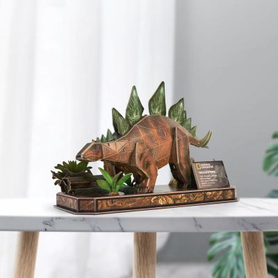 Пъзел 3D National Geographic Stegosaurus 62ч. CubicFun DS1054h