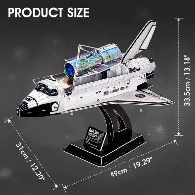 Пъзел 3D NASA Космическа совалка Discovery 126ч. CubicFun DS1057h