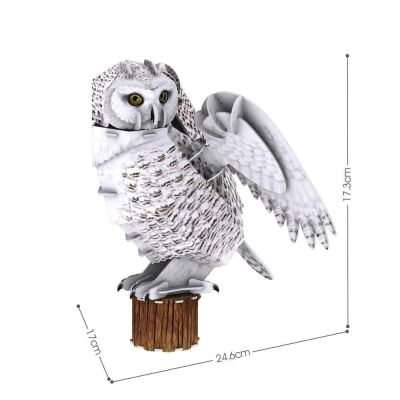 Пъзел 3D National Geographic Полярна Сова 62ч. CubicFun DS1079h