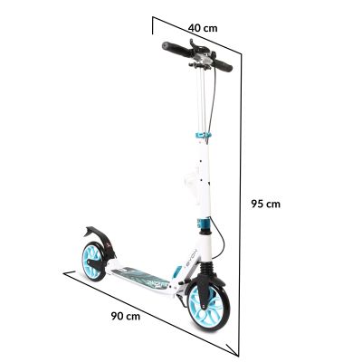 Сгъваема тротинетка Byox FIORE с дискова спирачка синя