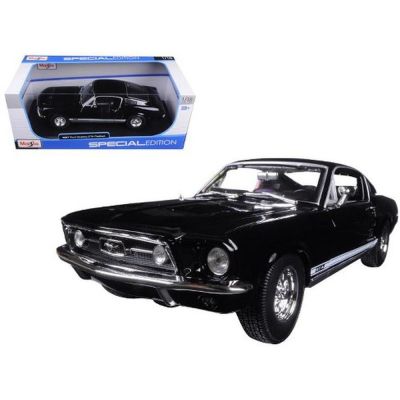 Метална колa Ford Mustang GTA Fastback 1967 Maisto 1:18 - 31166 black