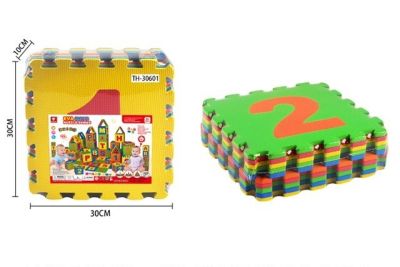 Мек пъзел килим с цифри 10 ел.