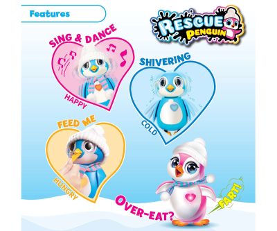 Интерактивен пингвин Silverlit 88651 Rescue Penguin Pink