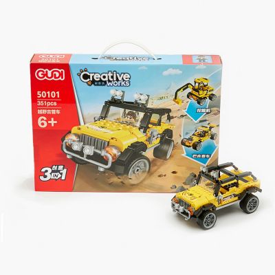 Конструктор Джип Creativ 3 в 1 Gudi 50101