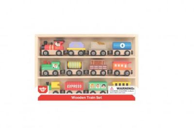 Дървено магнитно влакче Tooky Toy TH647 