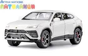 Метален автомобил Lamborghini Urus SUV 1/24 бял