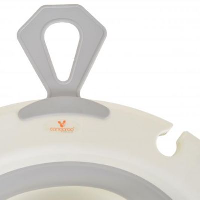 Сгъваема вана с дигитален термометър Cangaroo TERRA GREY