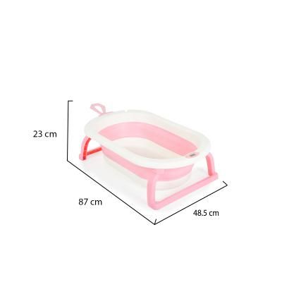 Сгъваема вана с дигитален термометър Cangaroo TERRA PINK