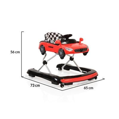 Музикална Детска проходилка Cabrio ЧЕРВЕНА