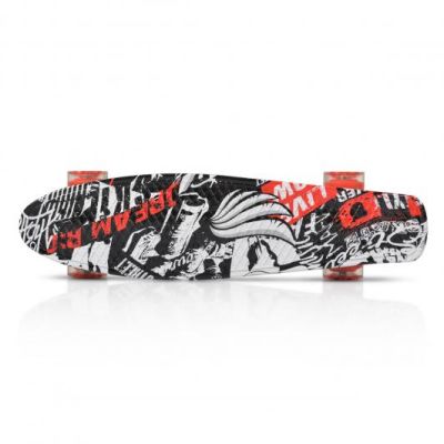 Детски скейтборд Byox SKULL LED 22"