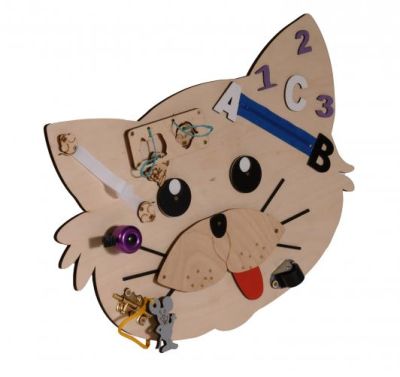 Образователна дървена дъска Монтесори CAT