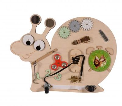 Образователна дървена дъска Монтесори SNAIL