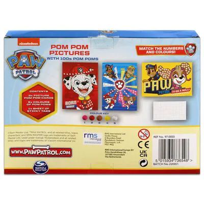 PAW PATROL мозайка с помпони 97-0050 