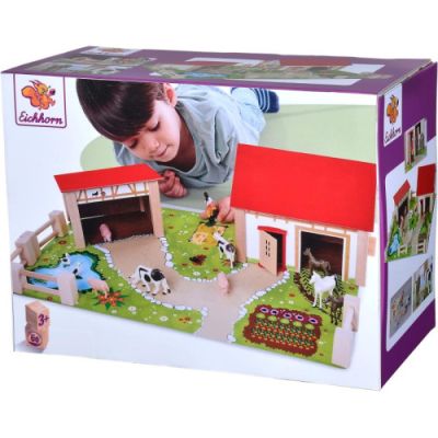 Дървена ферма с животни Eichhorn 100004309 